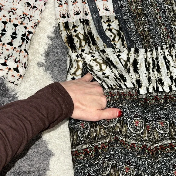 Anthropologie Tiny petites Mollie tunic boho dress size small petite - Picture 7 of 11